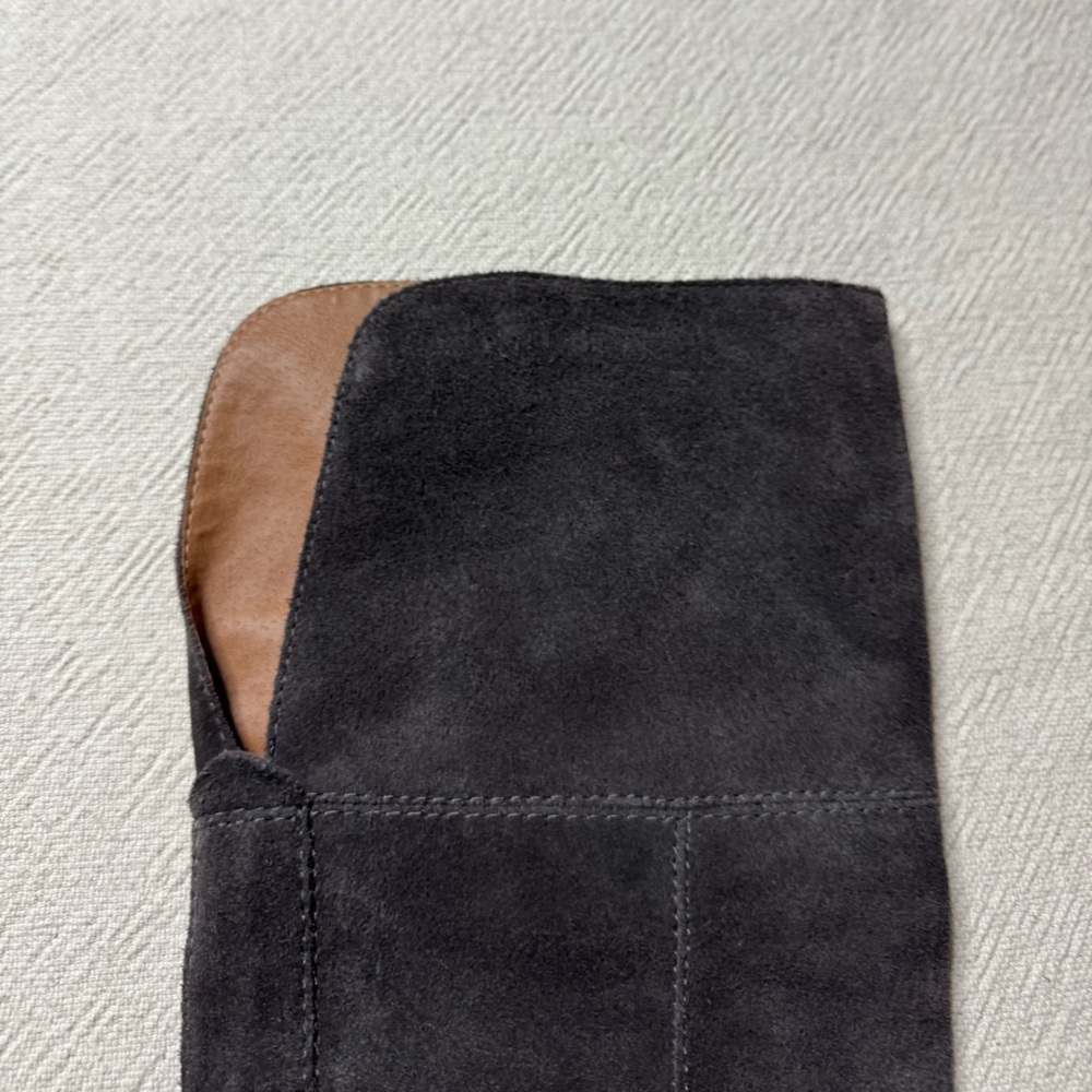Lucky Brand Ramsden Dark Grey Suede Over the Knee Boots 7 - Picture 4 of 12